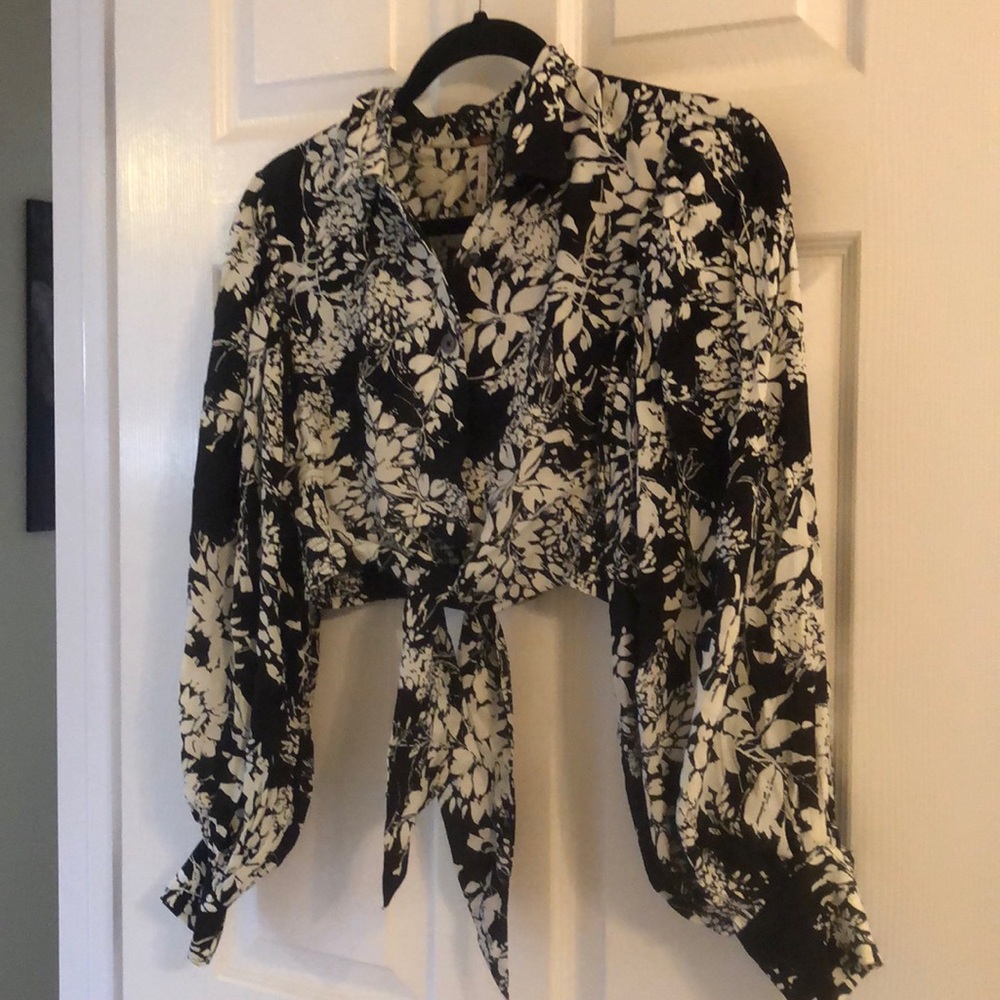 Floral crop top